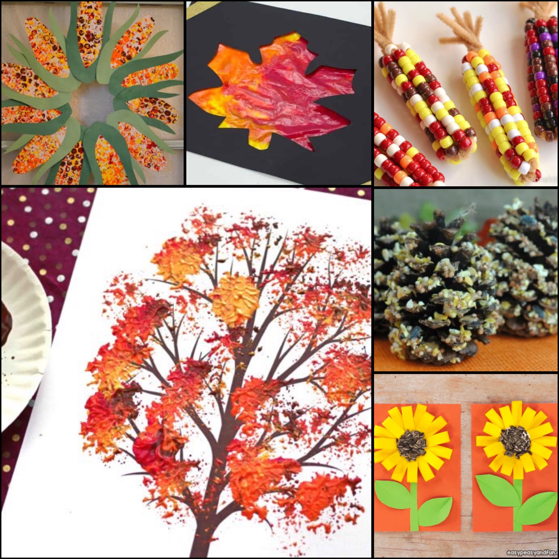Fall Crafts To Keep The Kids Happy & Creating (and Busy) 